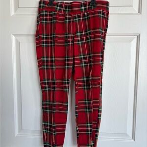 Old Navy Red Plaid Women’s Dress Pants
